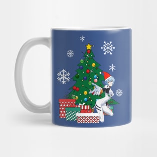 Rei Evangelion Around The Christmas Tree Mug